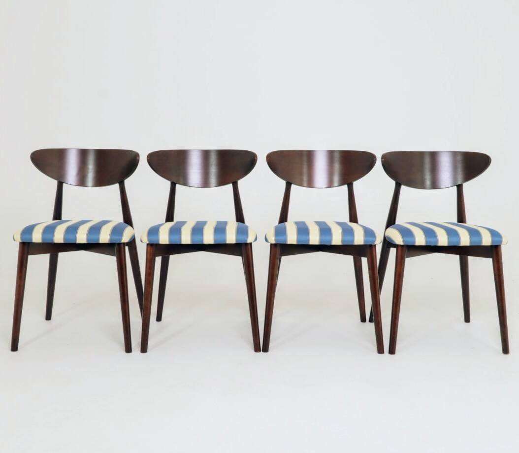 Scandinavian dining chairs set of 4 Côte d'Azur