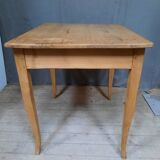 Louis XV style table in natural wood