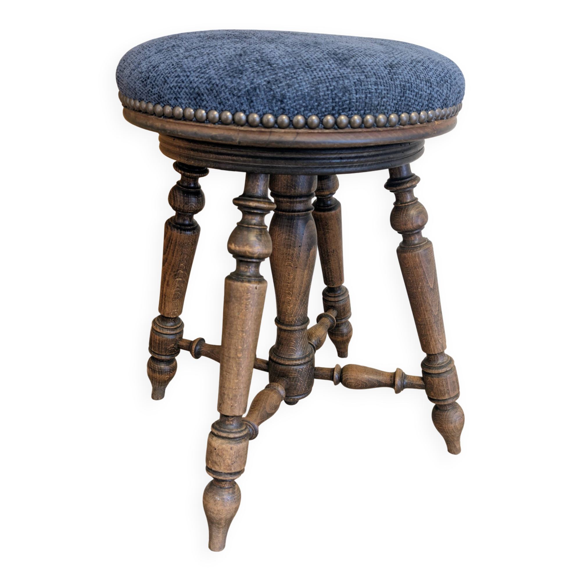 Tabouret de piano Napoléon III