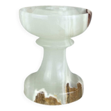 Vintage onyx candle holder