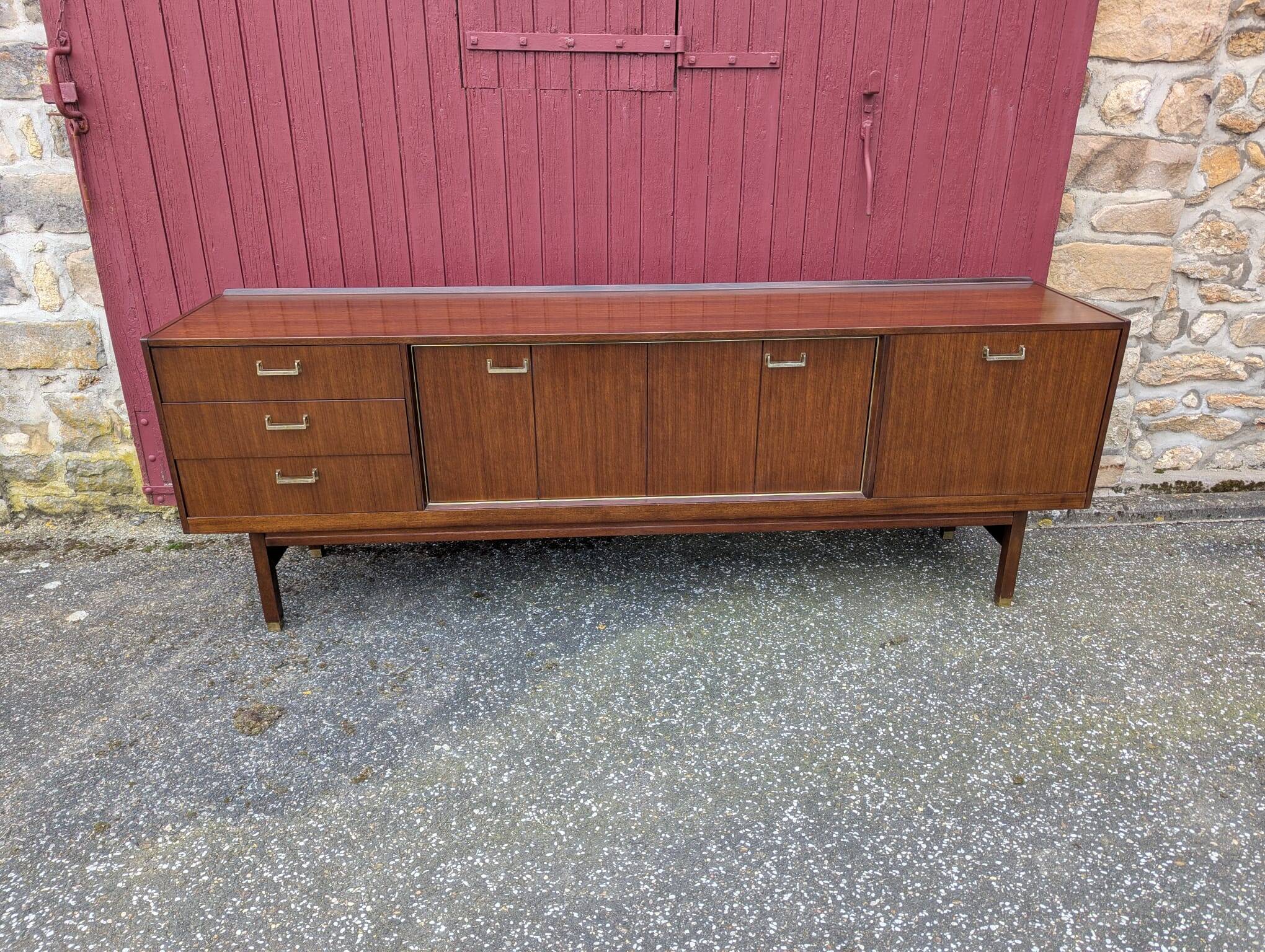Vintage teak enfilade G-Plan (E. Gomme) - 220 cm