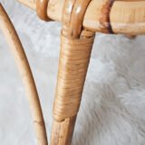 Adult rattan basket chair