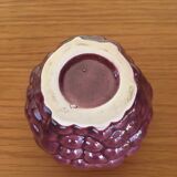 Blackberry jam jar in barbotine