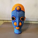 Tête en perles africaine