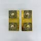 Pair of Peil & Putzler ice cube glass wall lamps, 1970s
