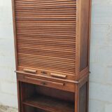 Old oak curtain filing cabinet