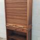 Old oak curtain filing cabinet