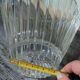 Crystal vase of Arques of the Eventail colection, Art Deco