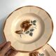 2 old hollow plates Digoin Sarreguemines