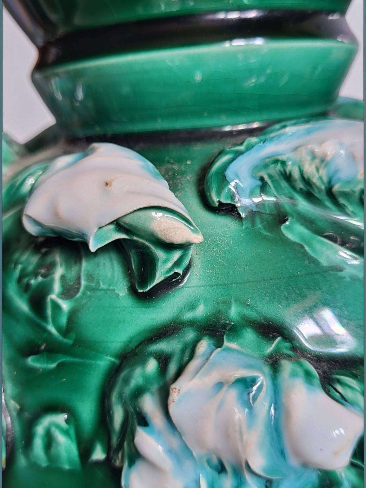 Ceramic vase Vallauris 1950s