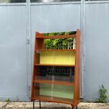 Small shelf 1950 style Guariche multicolored + mirror