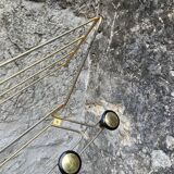 Vintage wall-mounted coat rack