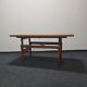 Table basse danoise réglable en teck, Kai Kristiansen