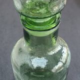 Vintage bubbled glass carafe.