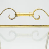 Wheeled service gilded iron glass Ramsay 1940