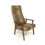 Scandinavian beech armchair, Sweden, 1950