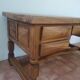 Brutalist minister's office in exotic wood