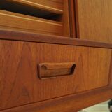 Teak highboard, Danish design, 1960s, production: Denmark