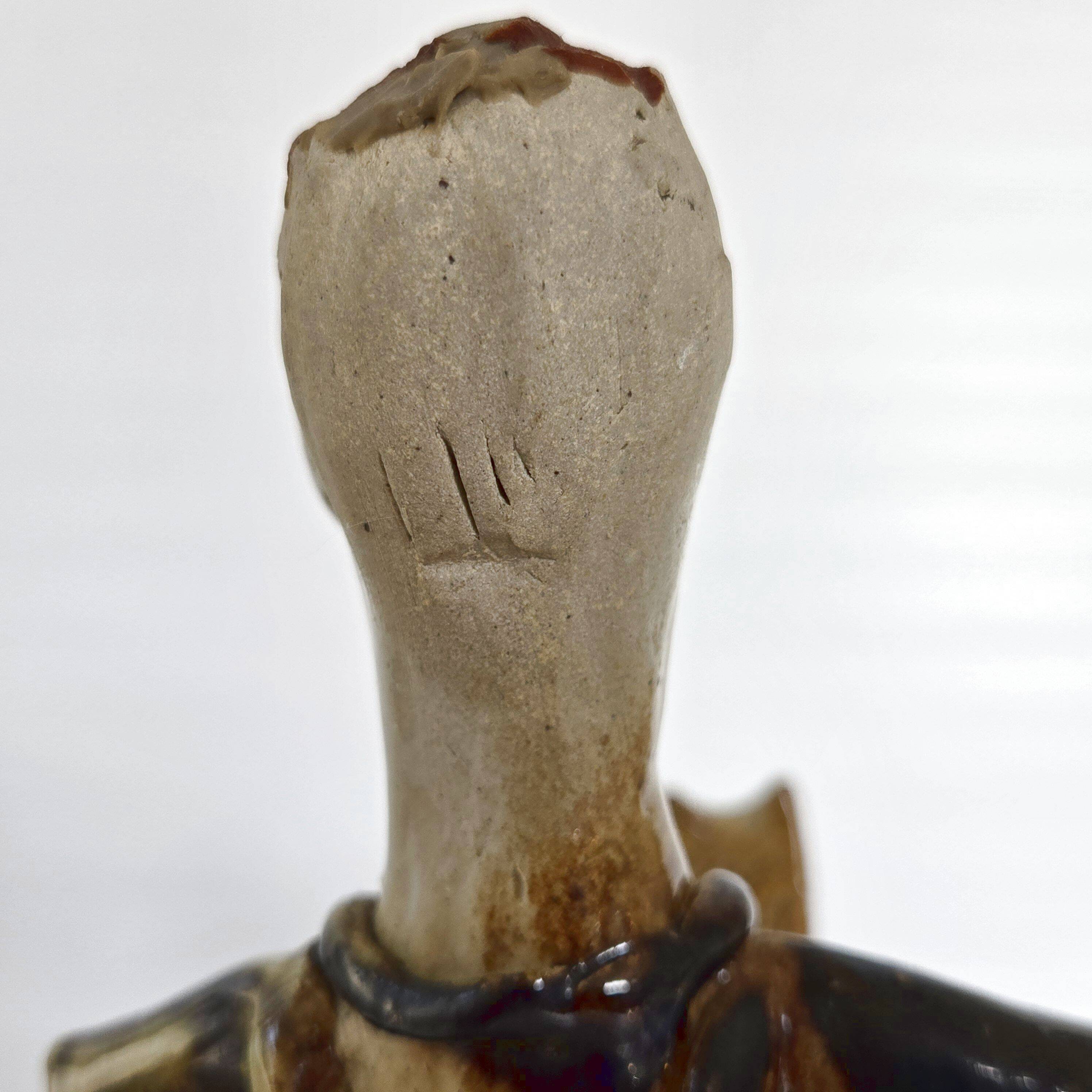 Vintage sandstone rider, 1970