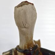 Cavalier en grès vintage, 1970