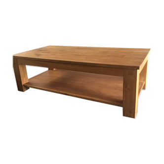 Solid teak coffee table