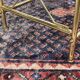 Glass and brass coffee table - 1970s