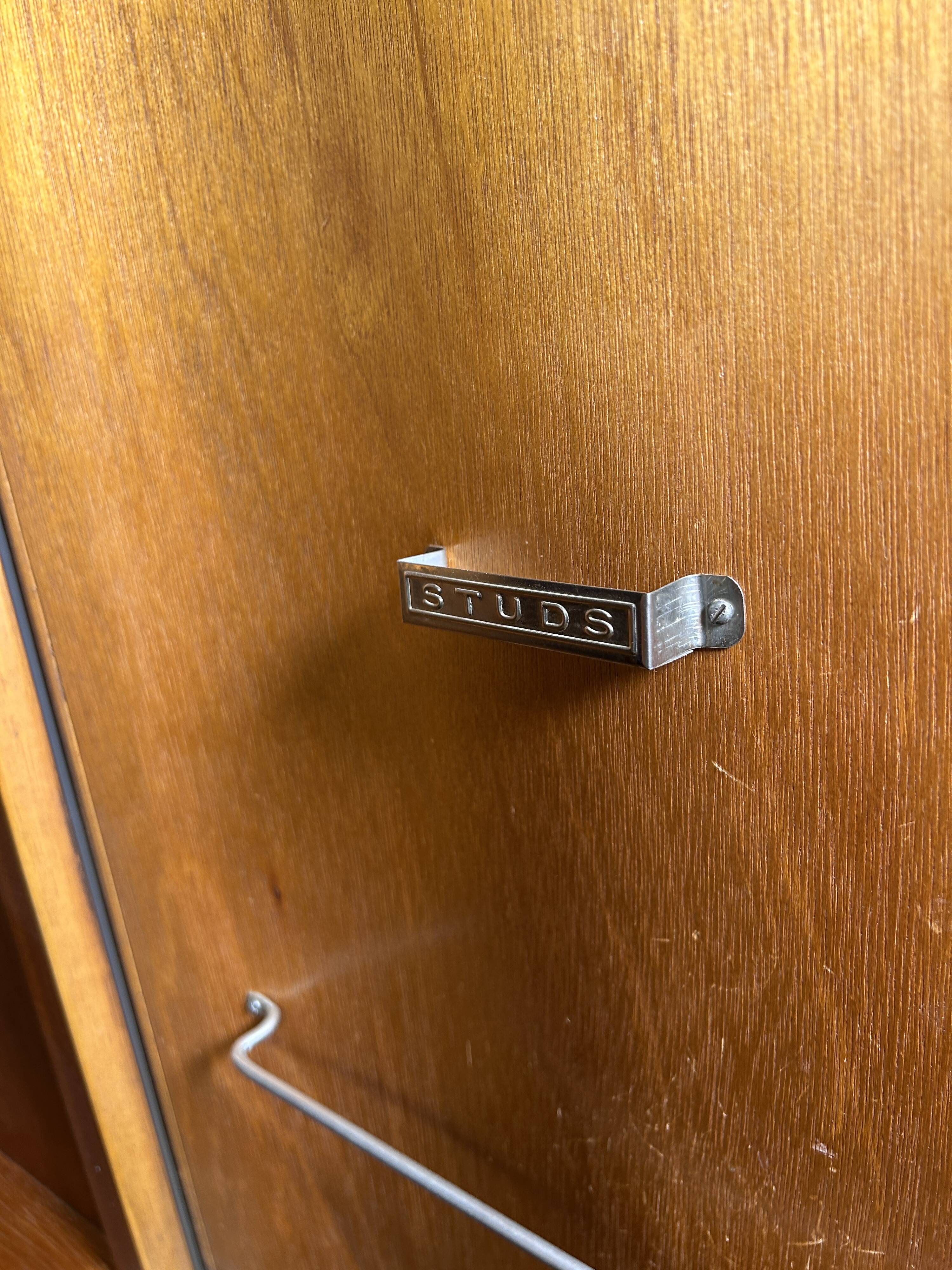 Art Deco Burr Walnut Vintage Brocante Gents Wardrobe (1930–1940)