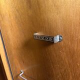 Armoire pour homme Art déco en ronce de noyer (1930-1940)