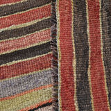 Wool on cotton kilim rug 202x166cm