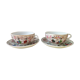 Set of 2 large tea cups in Japan Porcelain