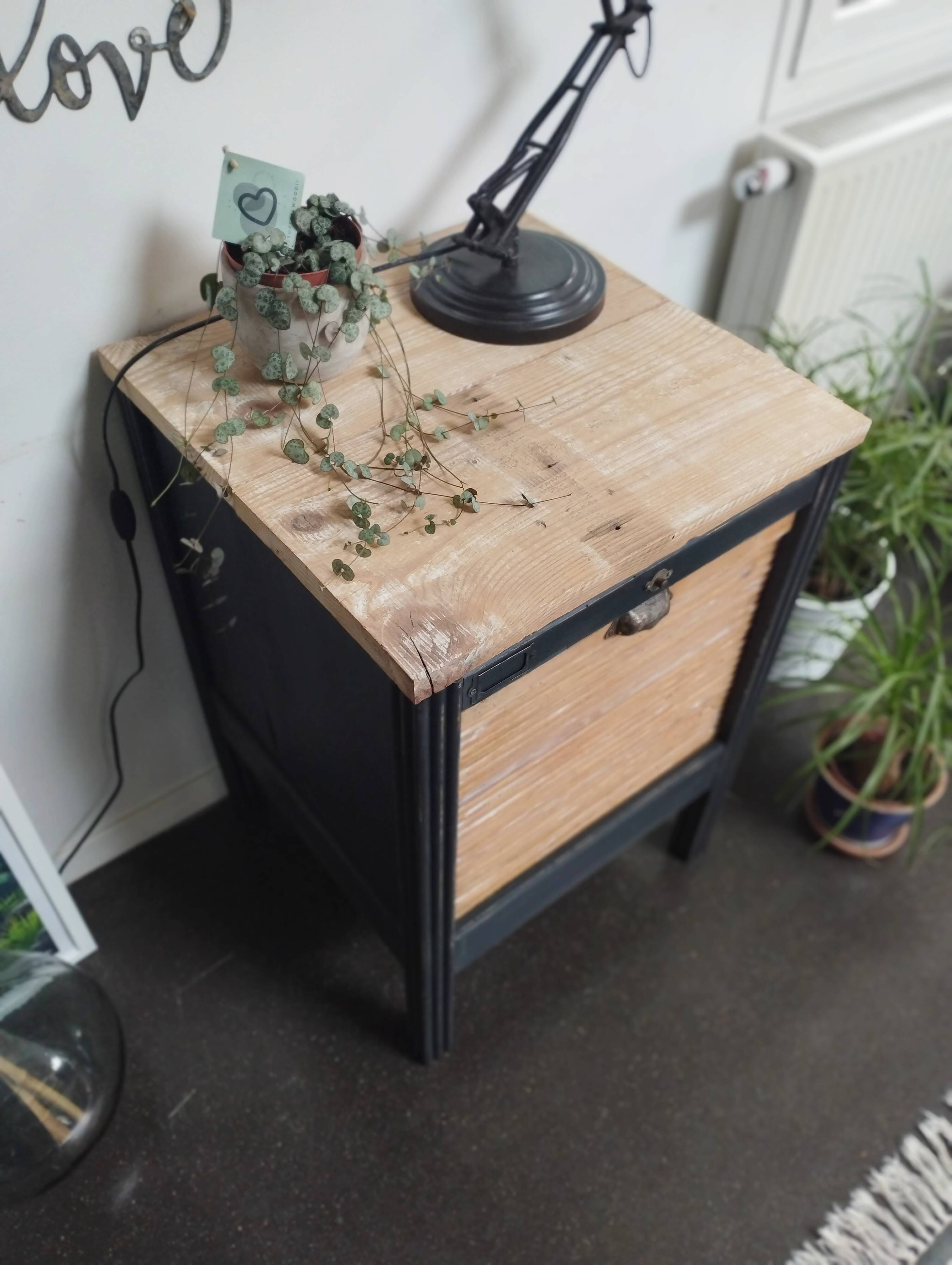 Small vintage file cabinet
