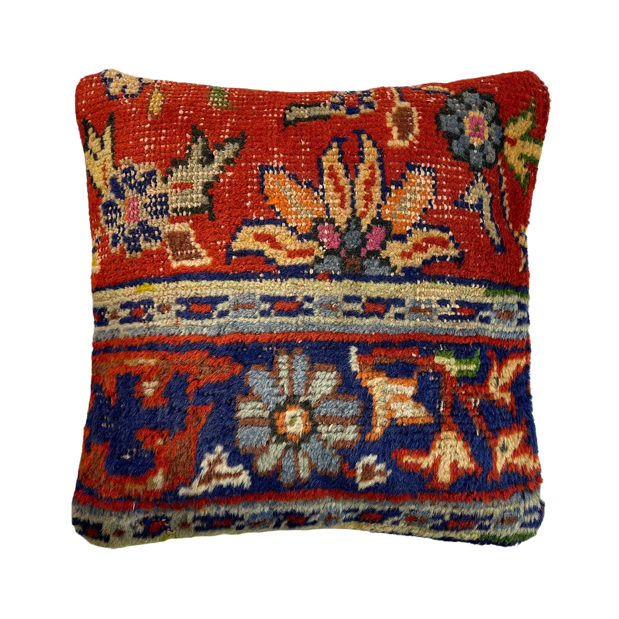 Housse de coussin de tapis turc vintage 45 x 45 cm
