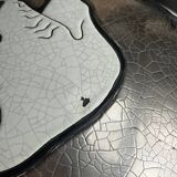 Rare Longwy bear vase