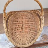 Wicker log basket