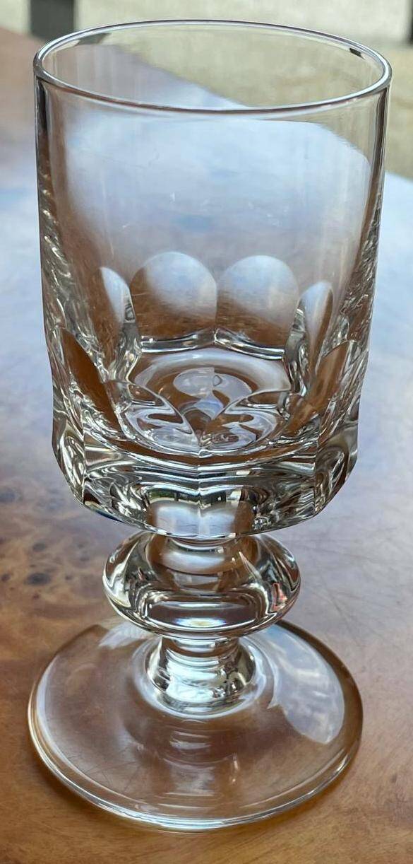 Port glass in crystal, Bayel