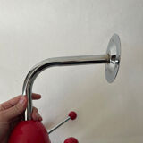 Vintage red Sputnik coat rack