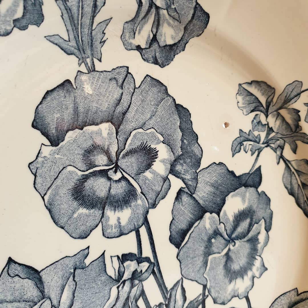 Dishes duo Longchamps Robert Charbonnier end 19th