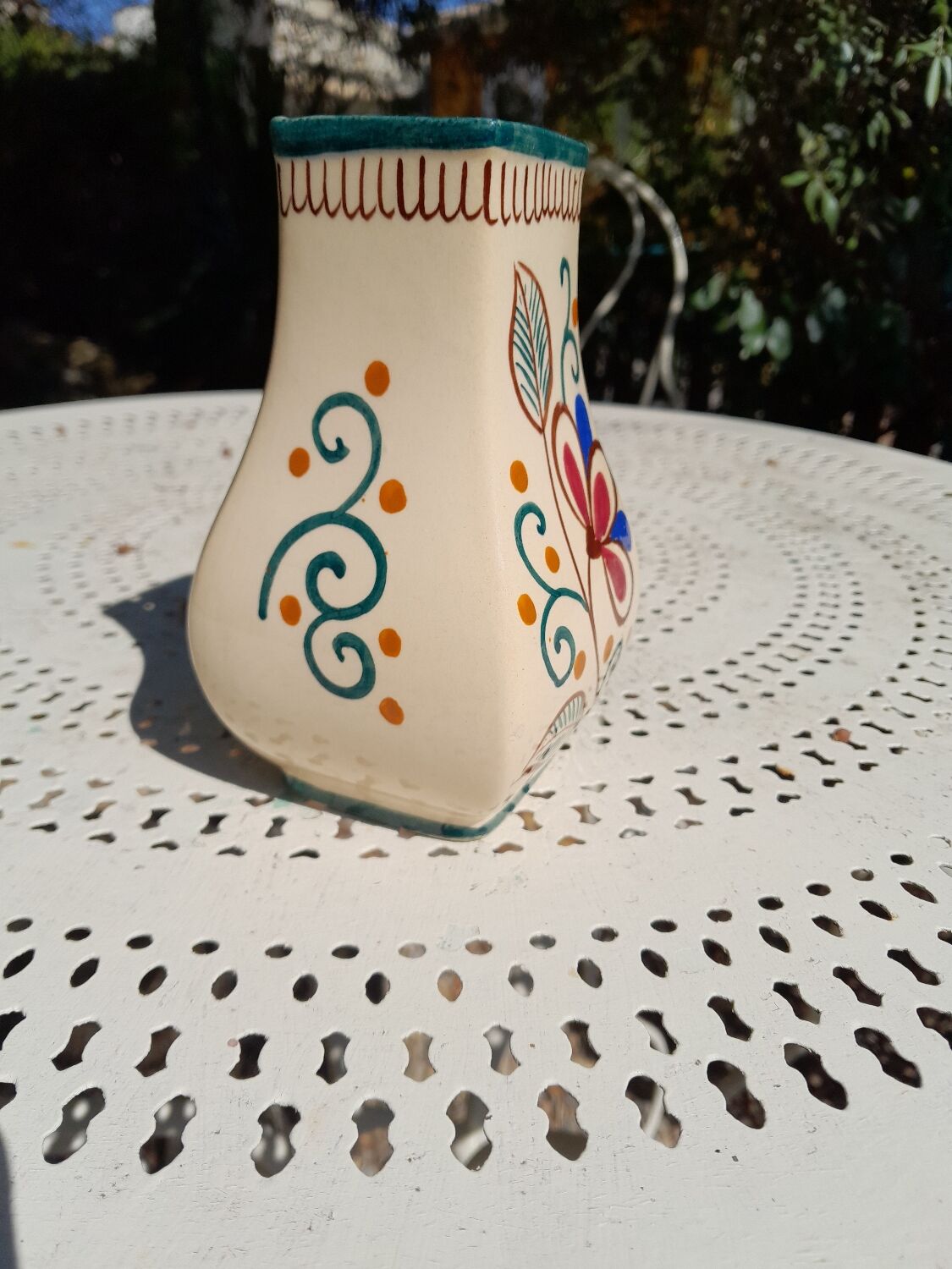 Ceramic vase 70s decor