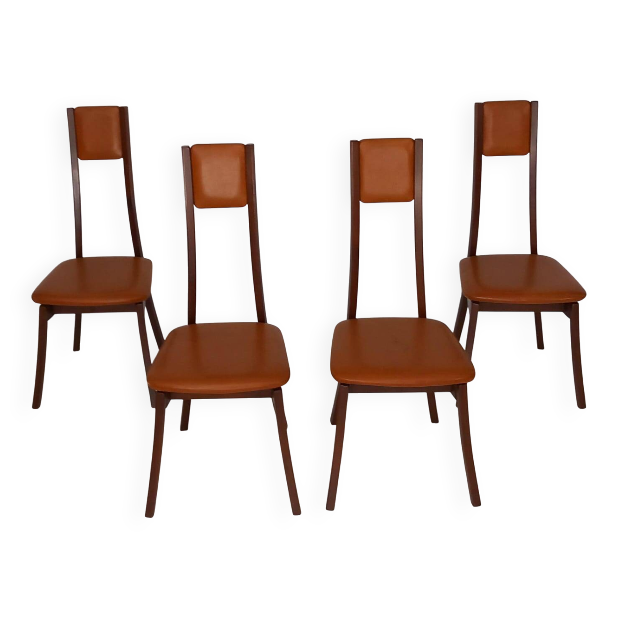 Set of 4 Programma S11 Chairs by Angelo Mangiarotti for Sorgente del Mobile