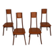 Set of 4 Programma S11 Chairs by Angelo Mangiarotti for Sorgente del Mobile