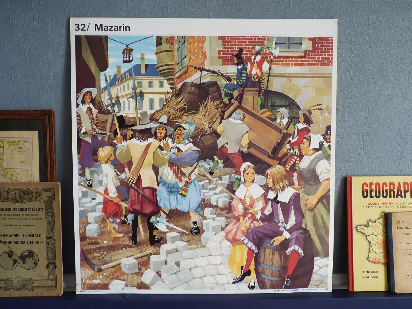 School poster, Richelieu - Mazarin