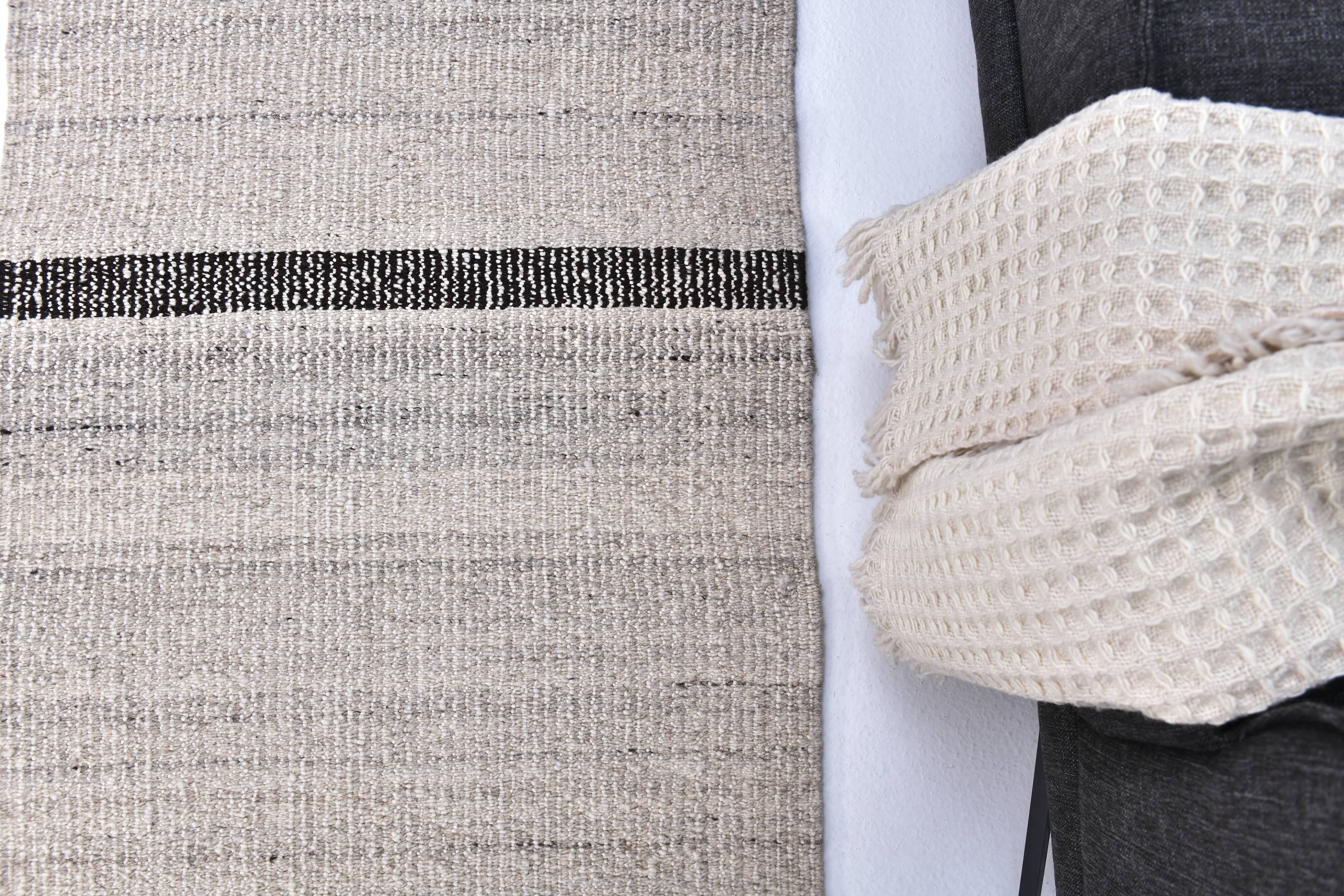 Beige black kilim rugs, runner kilim turkish, hand made wool kilim rug