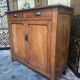 Low Parisian buffet in oak and pear tree 1950