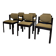 Ensemble de 6 chaises de salle à manger italiennes vintage