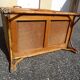 Vintage rattan bar cabinet from the 60s/70s