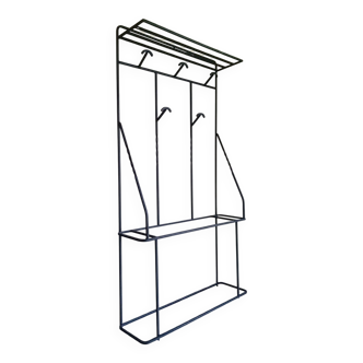 Large modernist wrought iron cloakroom from the 1950s.