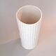 White ceramic umbrella stand, Italy circa 1970.