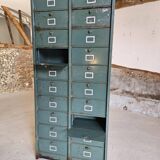 Clamshell furniture / Industrial metal furniture with two Strafor columns