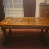 Dining table + 6 Renaissance style chairs
