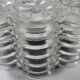 Vintage ceiling light WILA Leuchten in textured glass, Germany 1970.